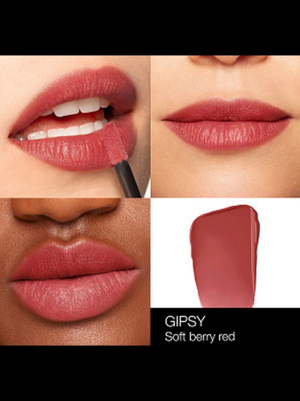 NARS Gipsy Soft Berry Red Liquid Lipstick - Rich Berry Red